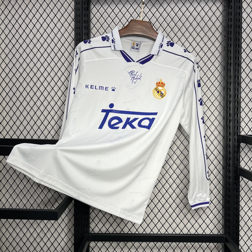 Camisola Comprida Retro Real Madrid 1994/1995 - Principal