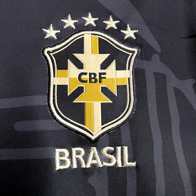 Camisola Nacional Retro Brazil 2022/2023 - Alternativo Black