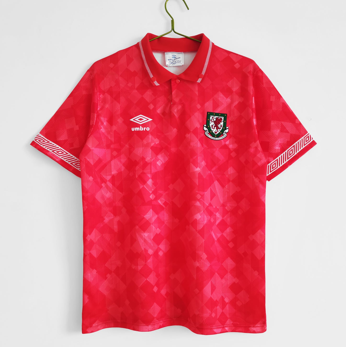 Camisola Nacional Retro Wales 1990/1992 - Principal