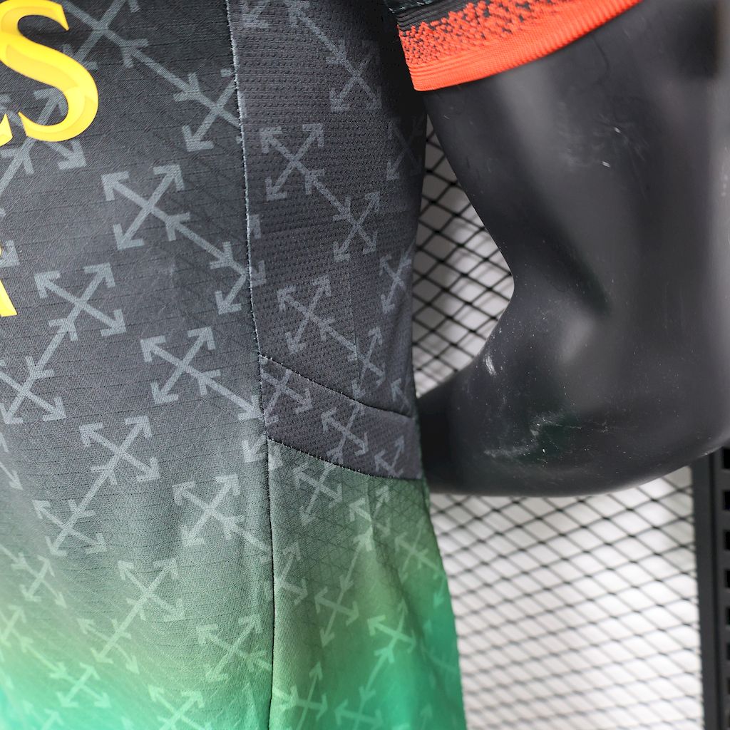 Camisola AC Milan 2025/2026 - Black & Green Edição Especial Co-Brand Off-White