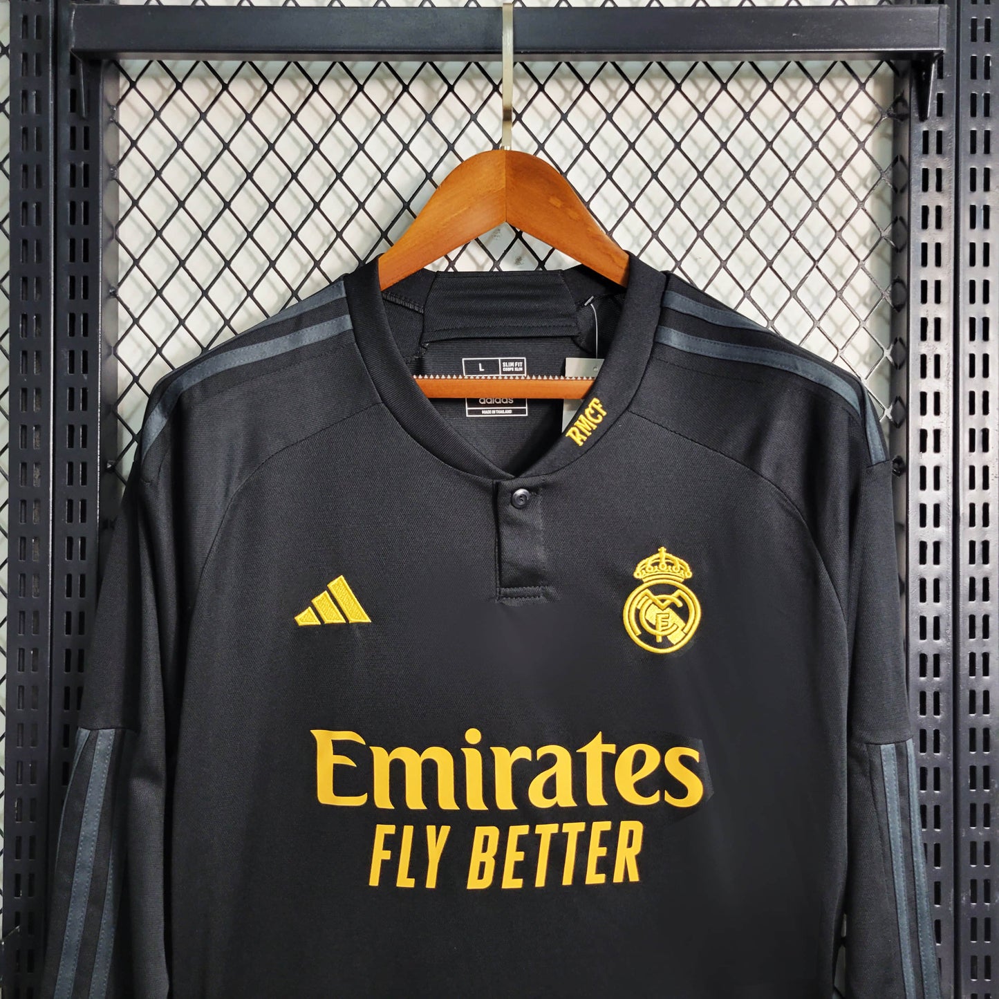 Camisola Comprida Retro Real Madrid 2023/2024 - 3.º Equipamento