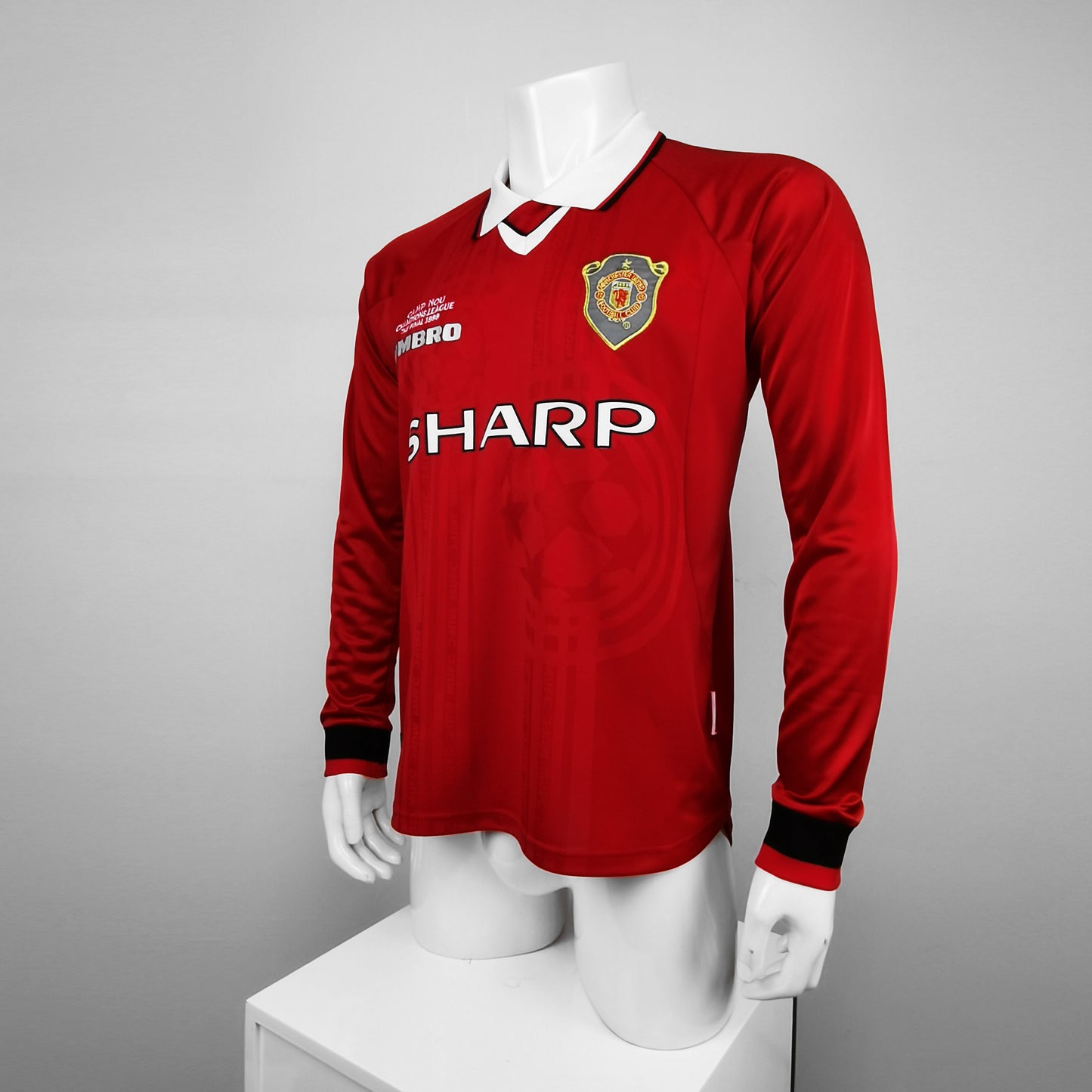 Camisola Comprida Retro Manchester United 1999/2000 - Principal