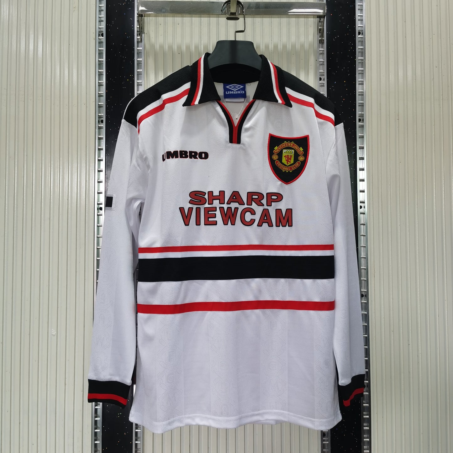 Camisola Comprida Retro Manchester United 1998/1999 - Alternativo