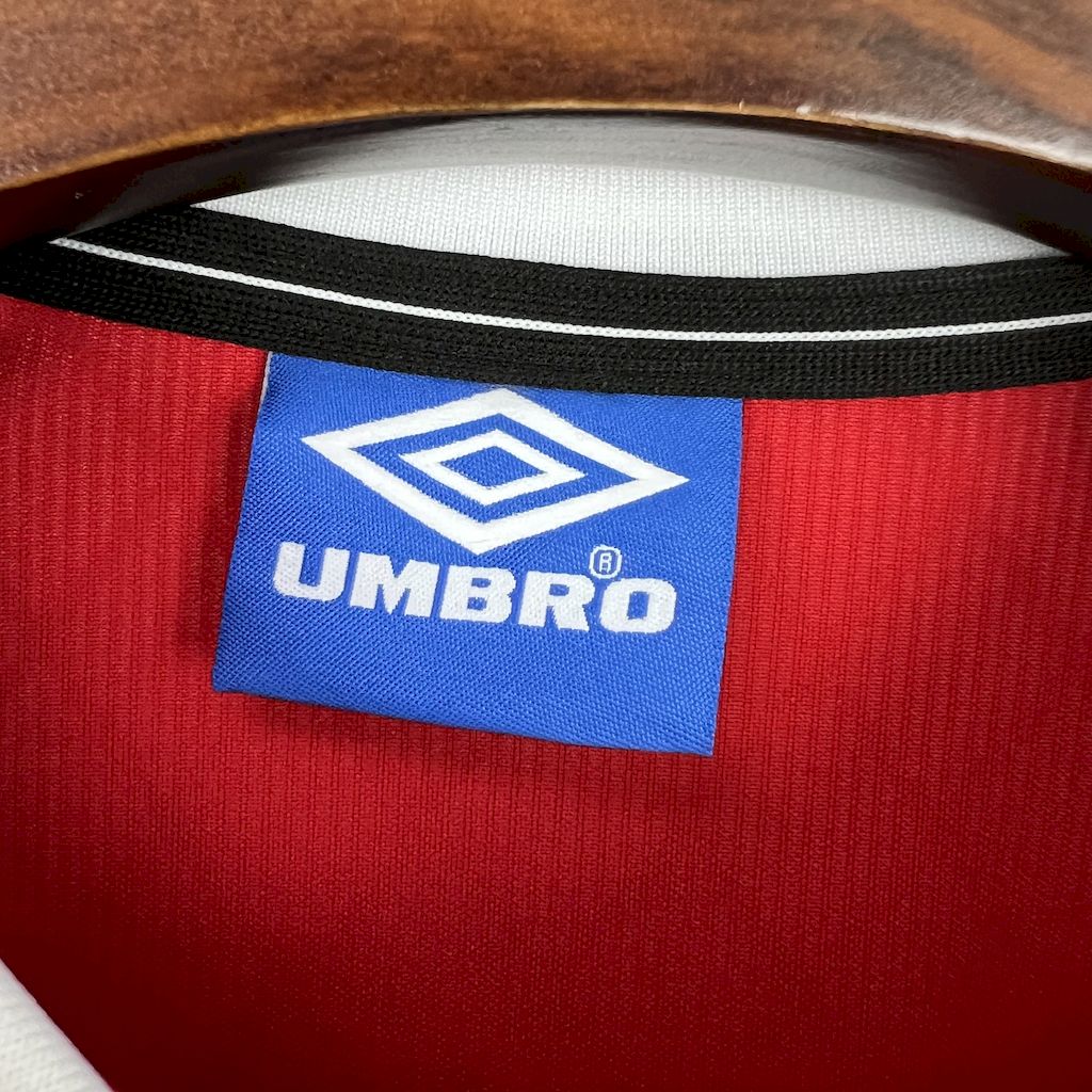 Camisola Comprida Retro Manchester United 1998/1999 - Principal