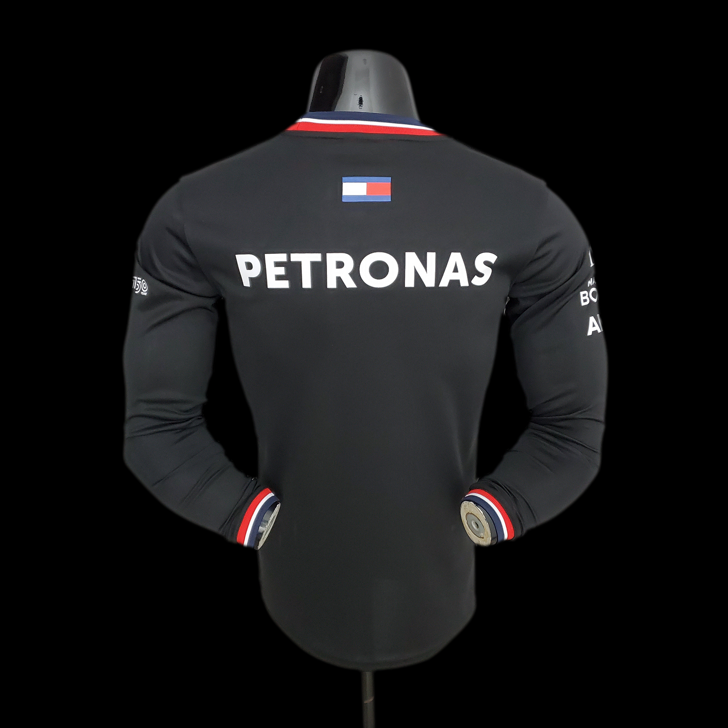 Camisola Comprida Retro Formula 1 Mercedes 2022 - Preto F1