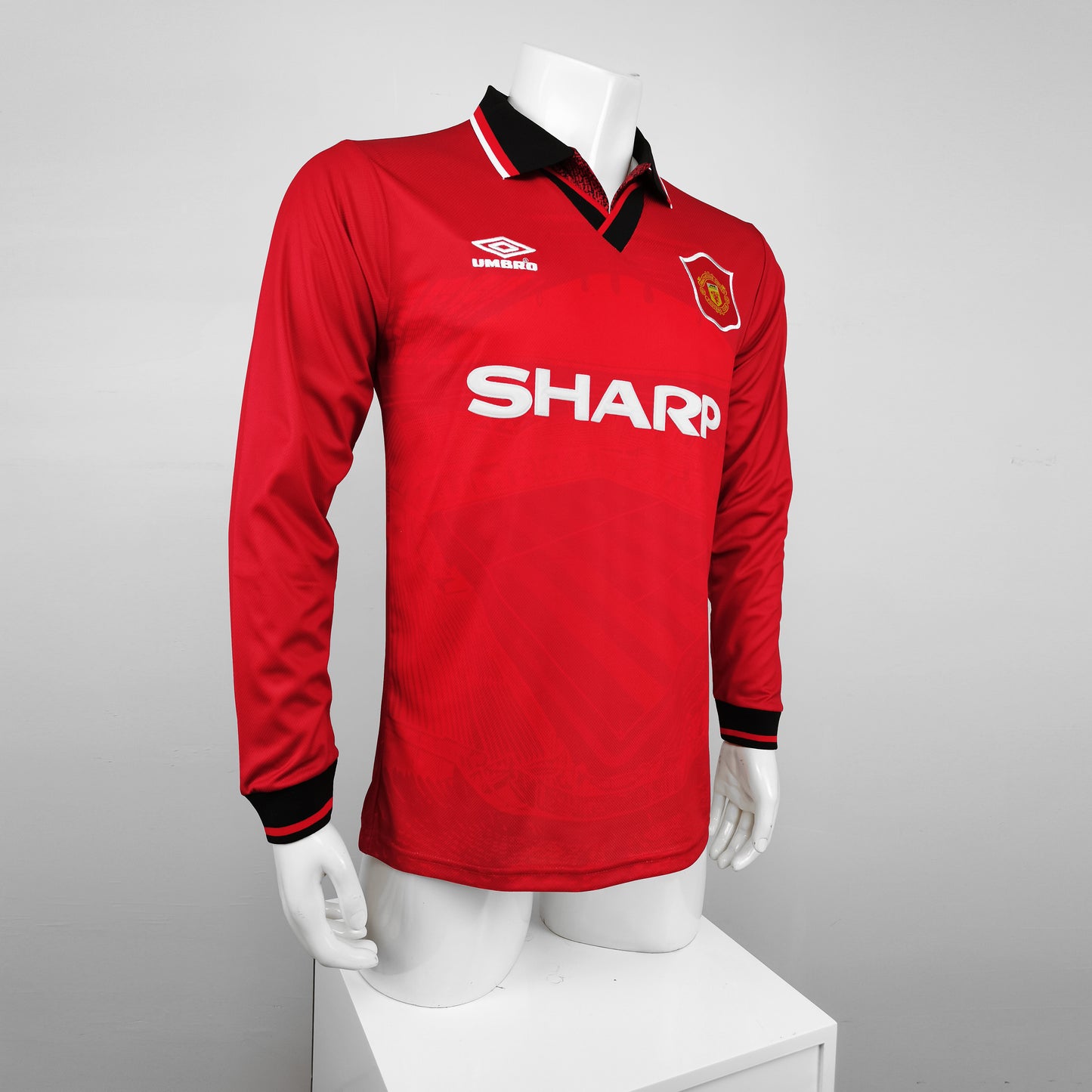 Camisola Comprida Retro Manchester United 1994/1995 - Principal