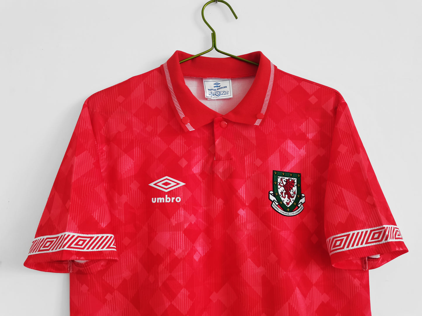 Camisola Nacional Retro Wales 1990/1992 - Principal