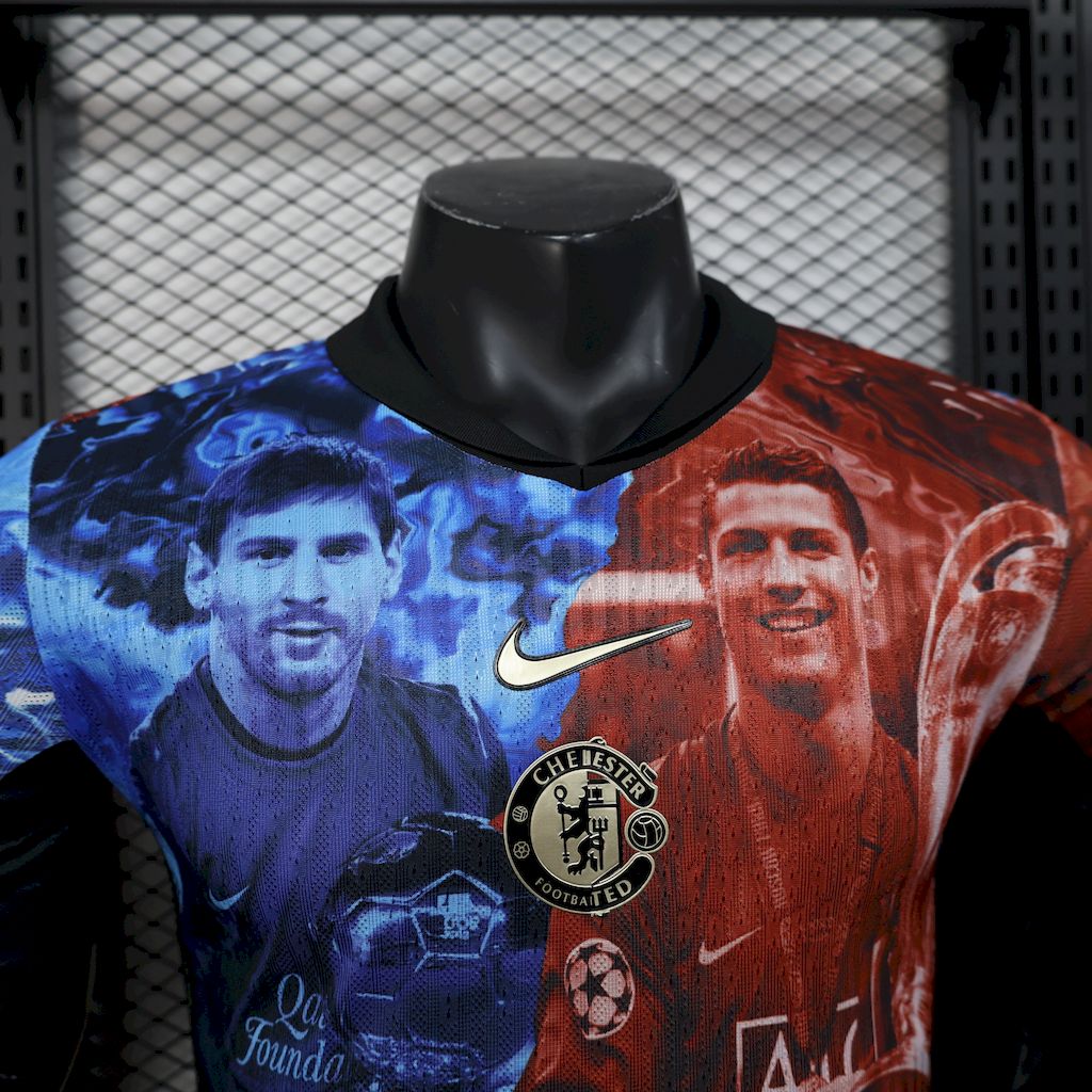 Camisola Ronaldo Manchester United x Messi Chelsea 2025/2026 - Edição Especial