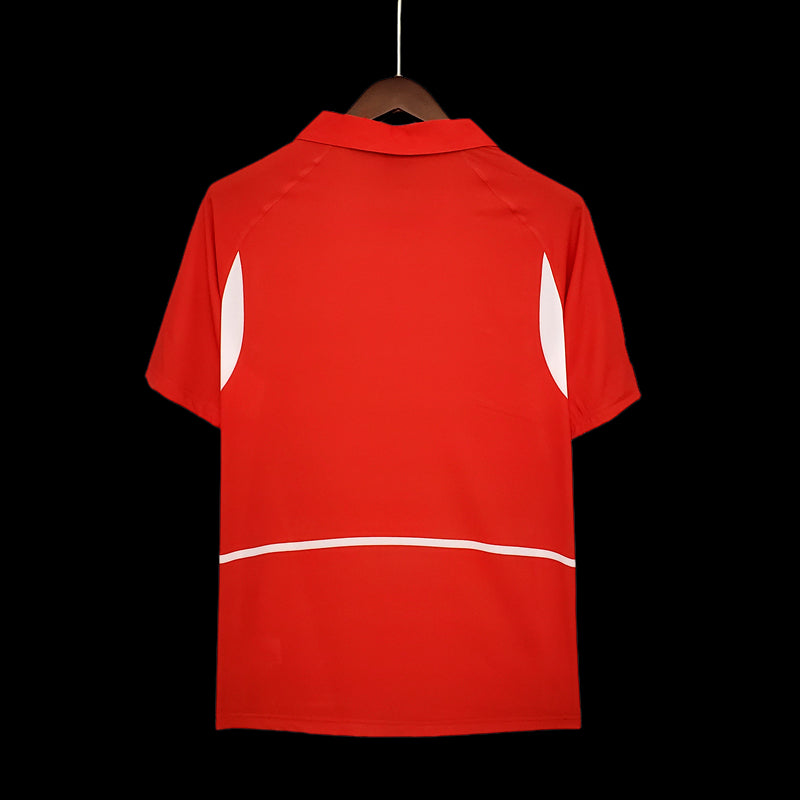 Camisola Nacional Retro Korea 2002/2003 - Principal Red Polo