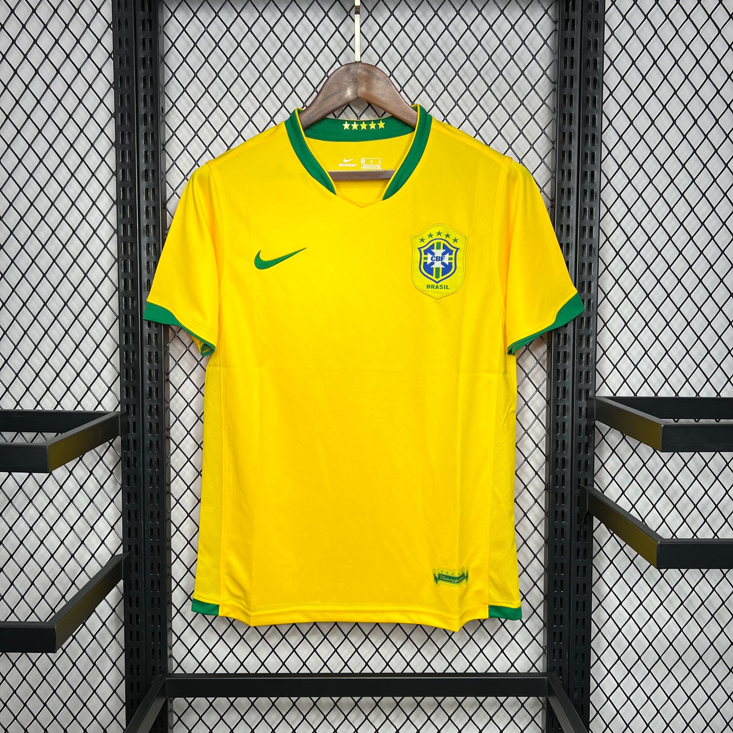 Camisola Nacional Retro Brazil 2006/2007 - Principal