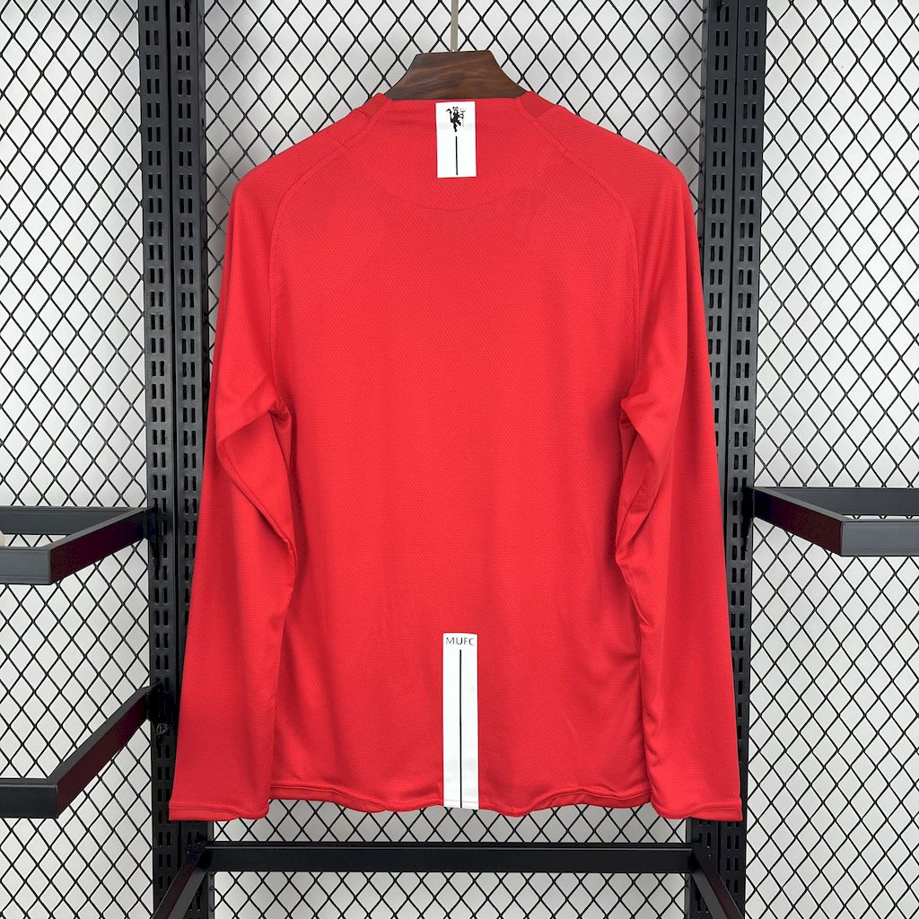 Camisola Comprida Retro Manchester United 2007/2008 - Principal