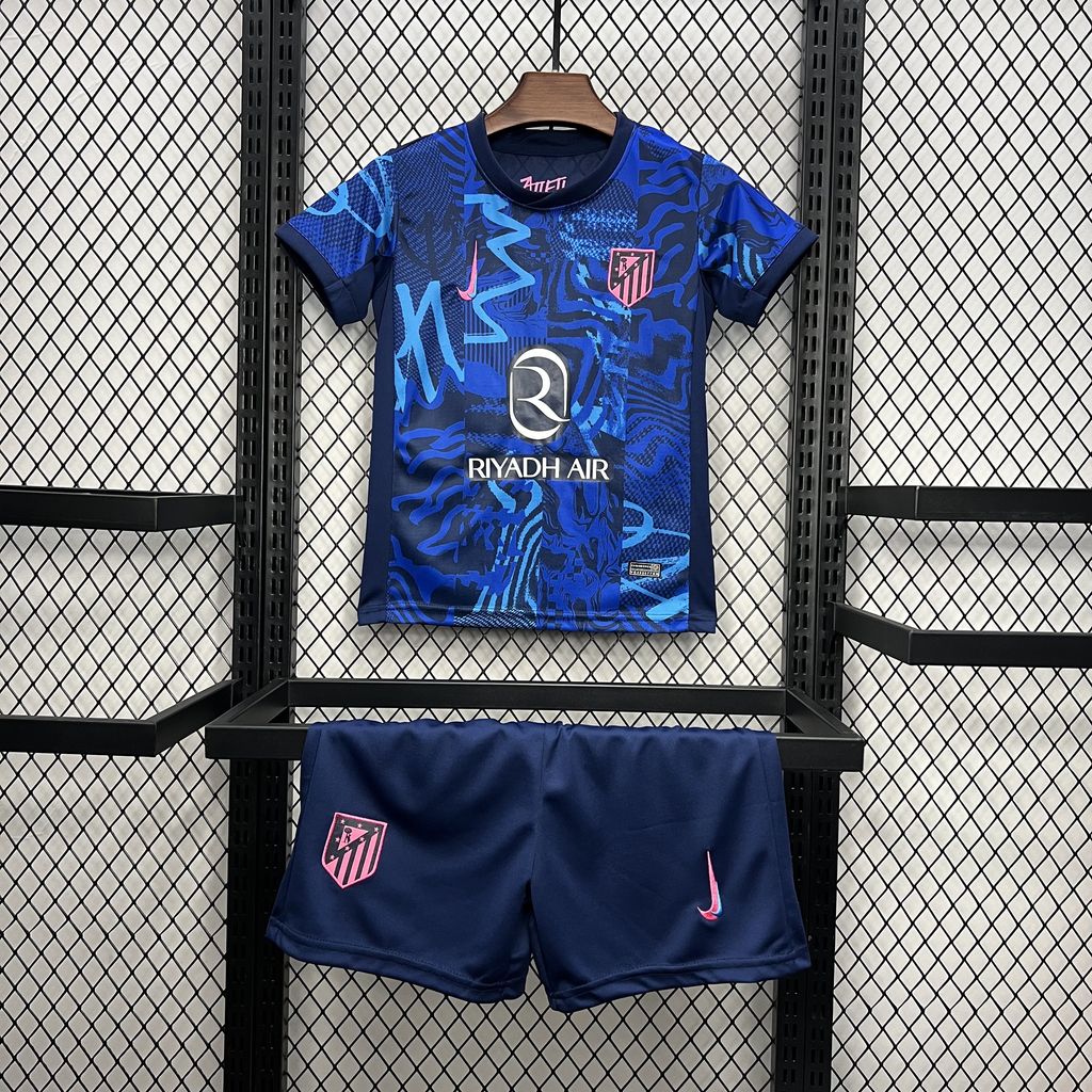 Conjunto Infantil Atlético de Madrid 2024/2025 - 3º Equipamento