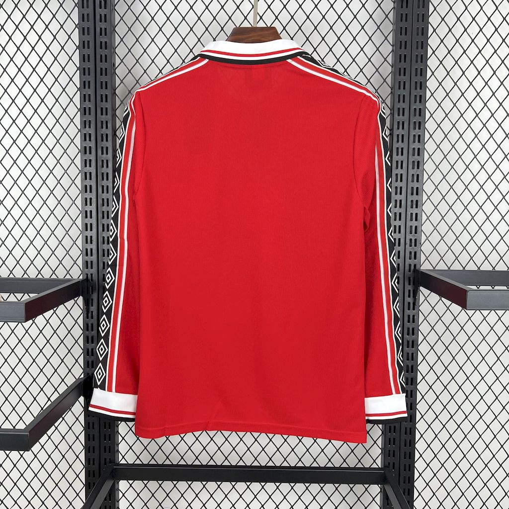 Camisola Comprida Retro Manchester United 1998/1999 - Principal