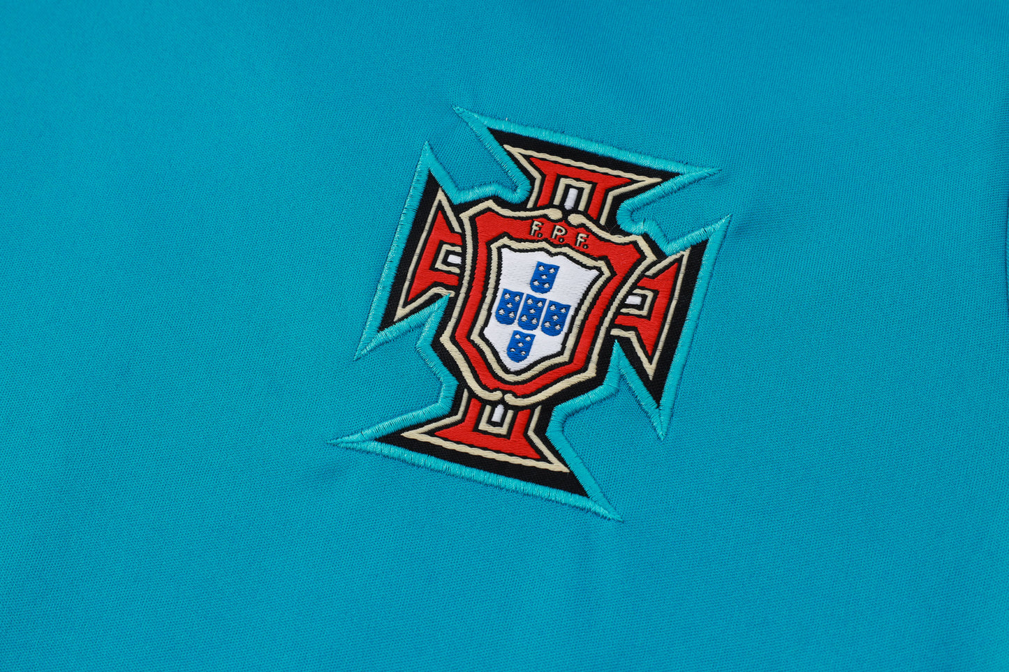 Camisola Nacional Portugal 2024/2025 - Pré-Jogo/Treino Guarda-Redes Turquesa