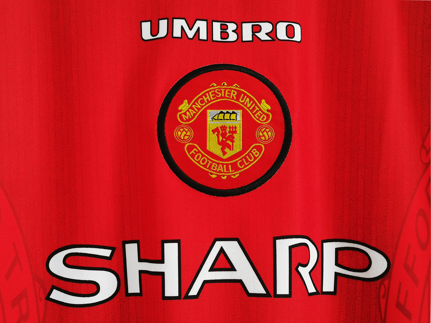 Camisola Comprida Retro Manchester United 1996/1997 - Principal