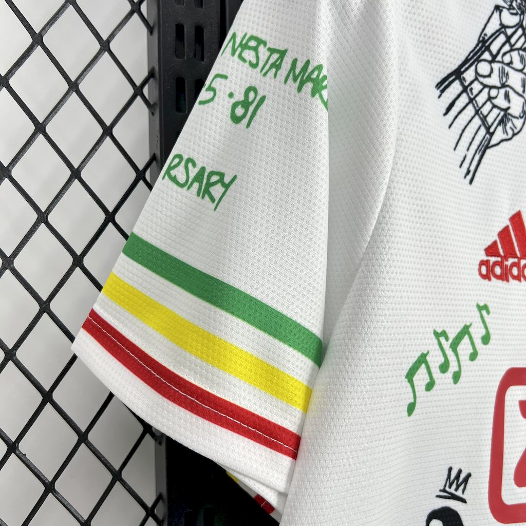 Camisola Ajax 2025/2026 - White Special Edition Bob Marley