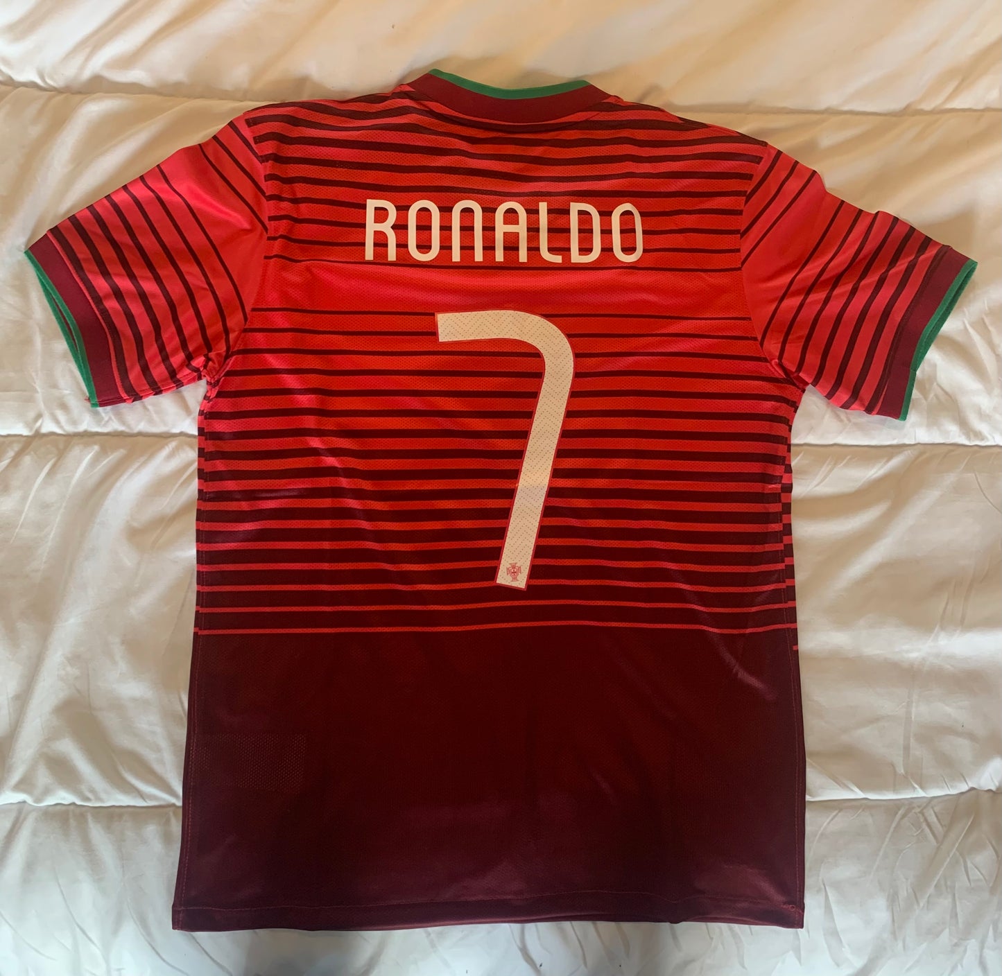 Camisola Cristiano Ronaldo 7 Nacional Retro Centenária Portugal 2014/2015 - Principal