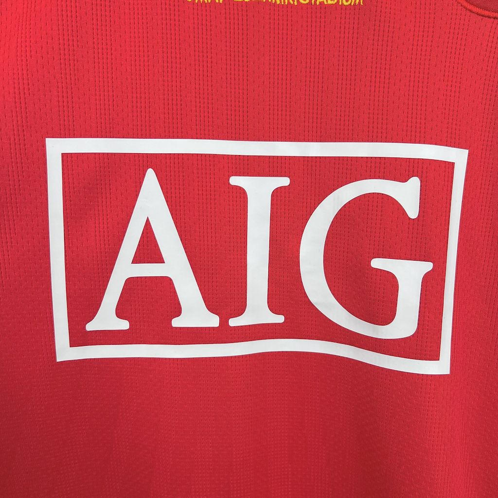 Camisola Comprida Retro Manchester United 2007/2008 - Principal