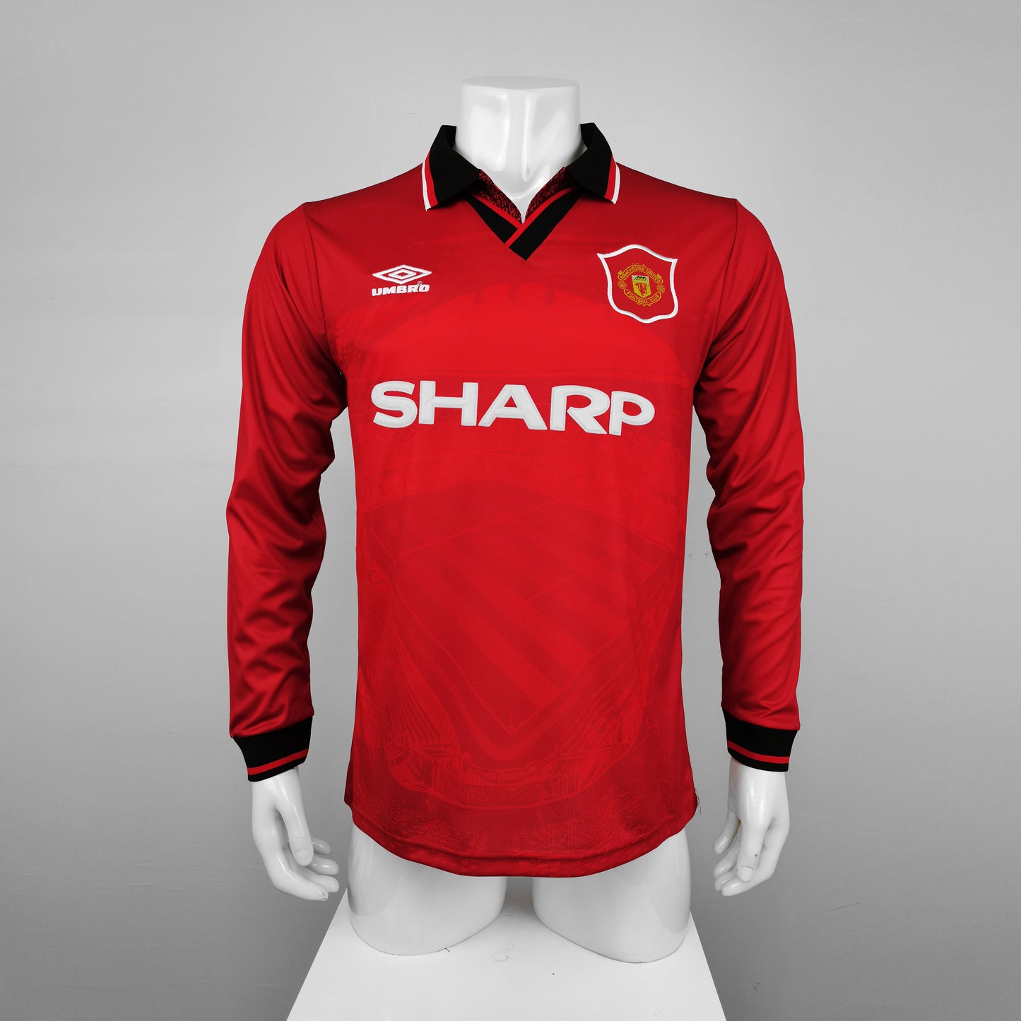 Camisola Comprida Retro Manchester United 1994/1995 - Principal