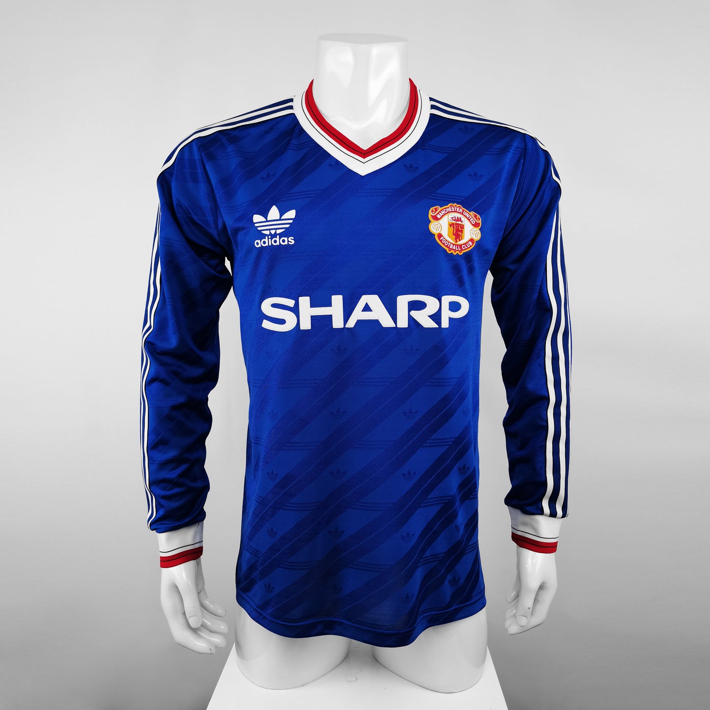 Camisola Comprida Retro Manchester United 1986/1987 - 3.º Equipamento