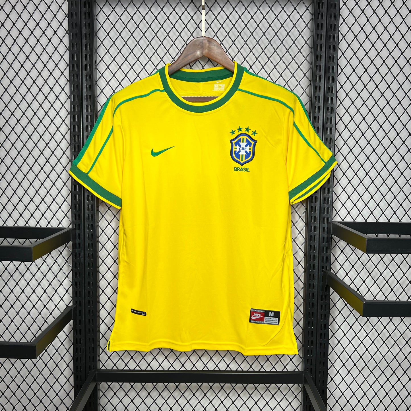 Camisola Nacional Retro Brazil 1998/1999 - Principal