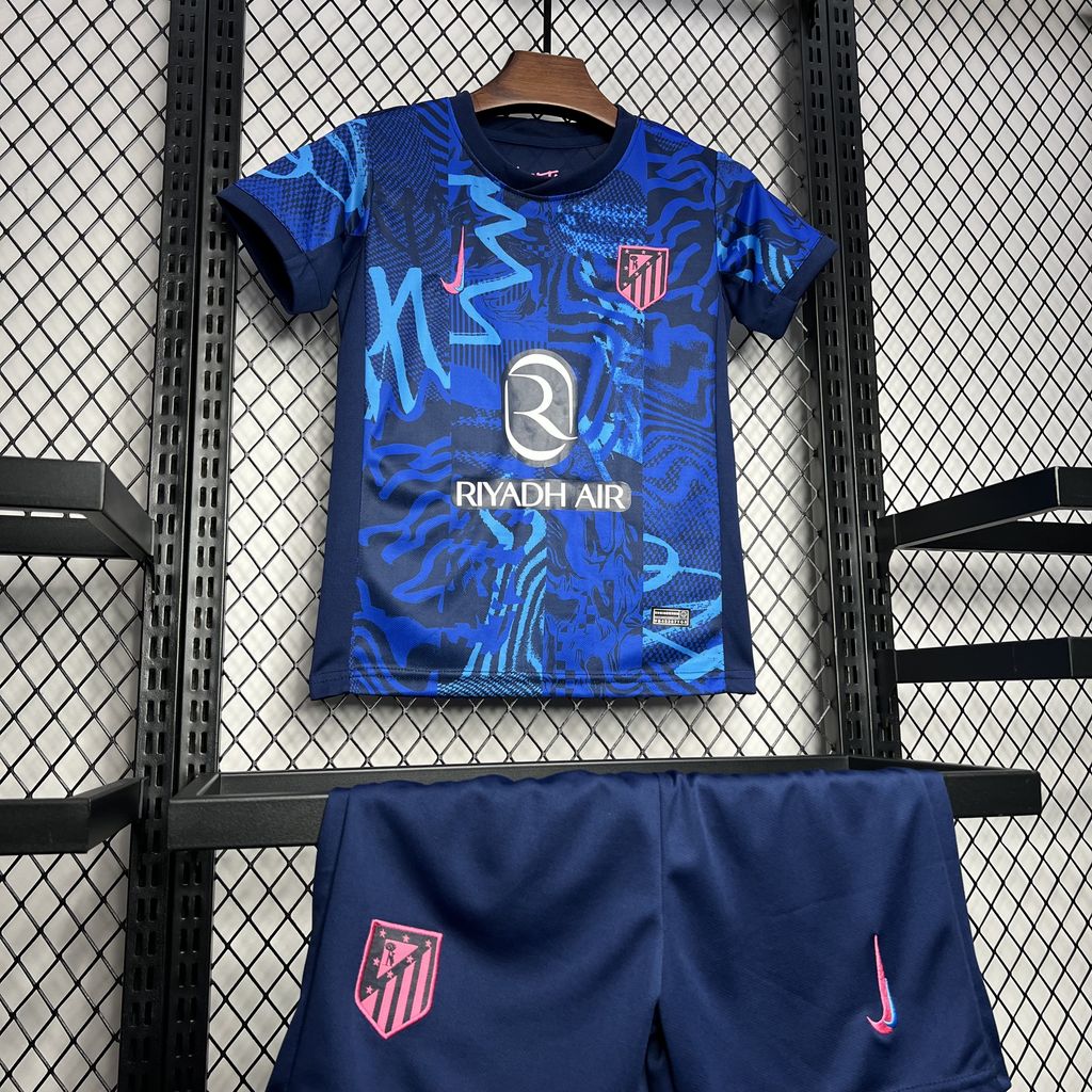 Conjunto Infantil Atlético de Madrid 2024/2025 - 3º Equipamento