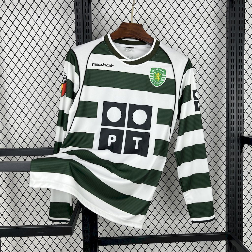 Camisola Comprida Retro Sporting CP 2001/2002 - Principal