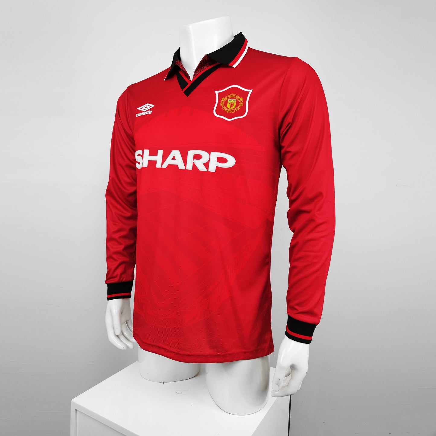Camisola Comprida Retro Manchester United 1994/1995 - Principal