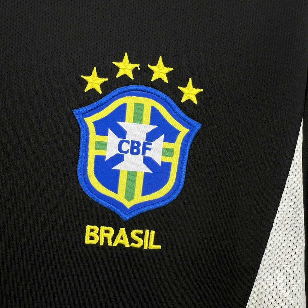 Camisola Nacional Retro Brazil 2002/2003 - Black Goalkeeper