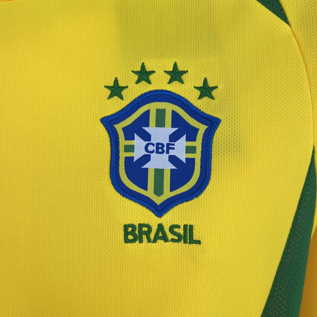 Camisola Nacional Retro Brazil 2002/2003 - Principal