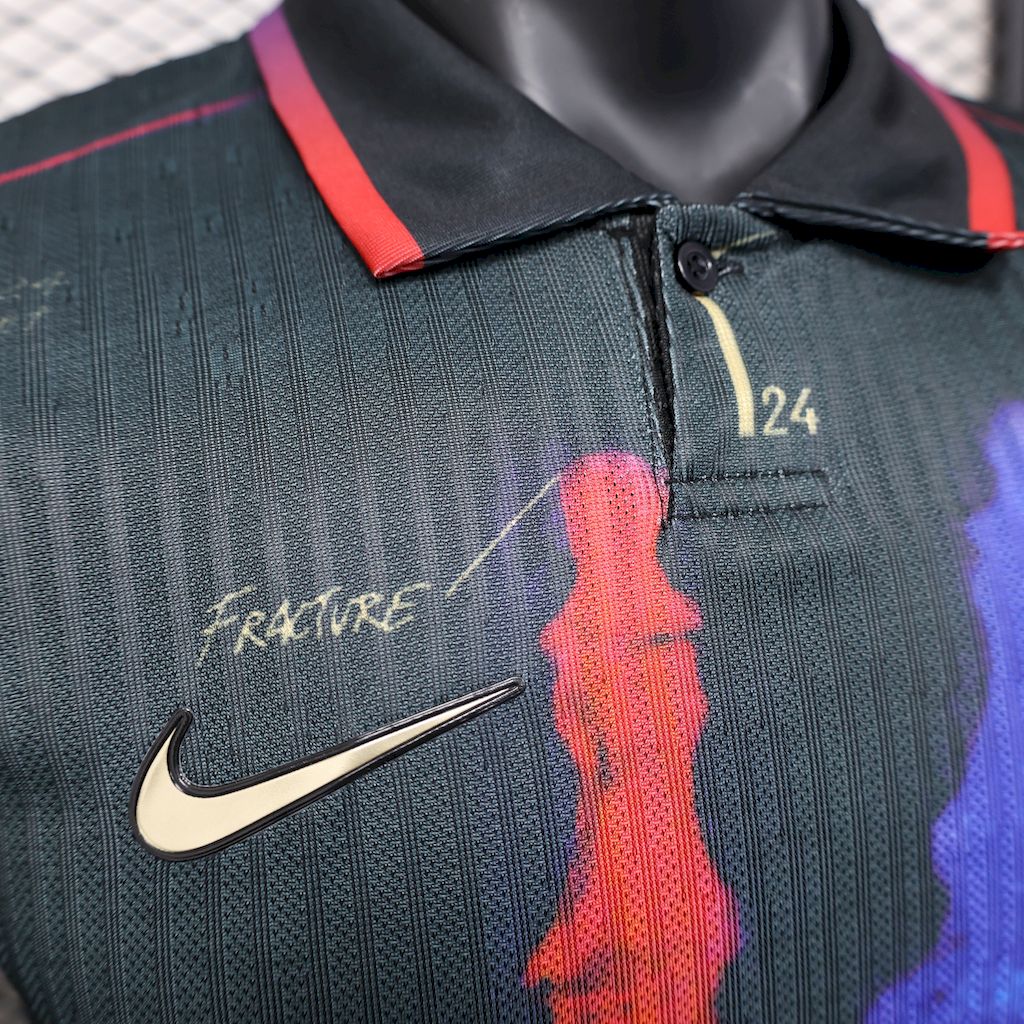 Camisola Barcelona 2025/2026 - Preto Edição Especial Galaxy