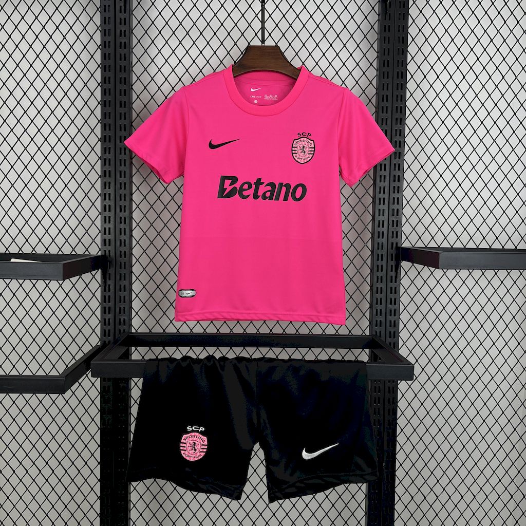 Conjunto Infantil Sporting CP 2024/2025 - Pink Kids Kit