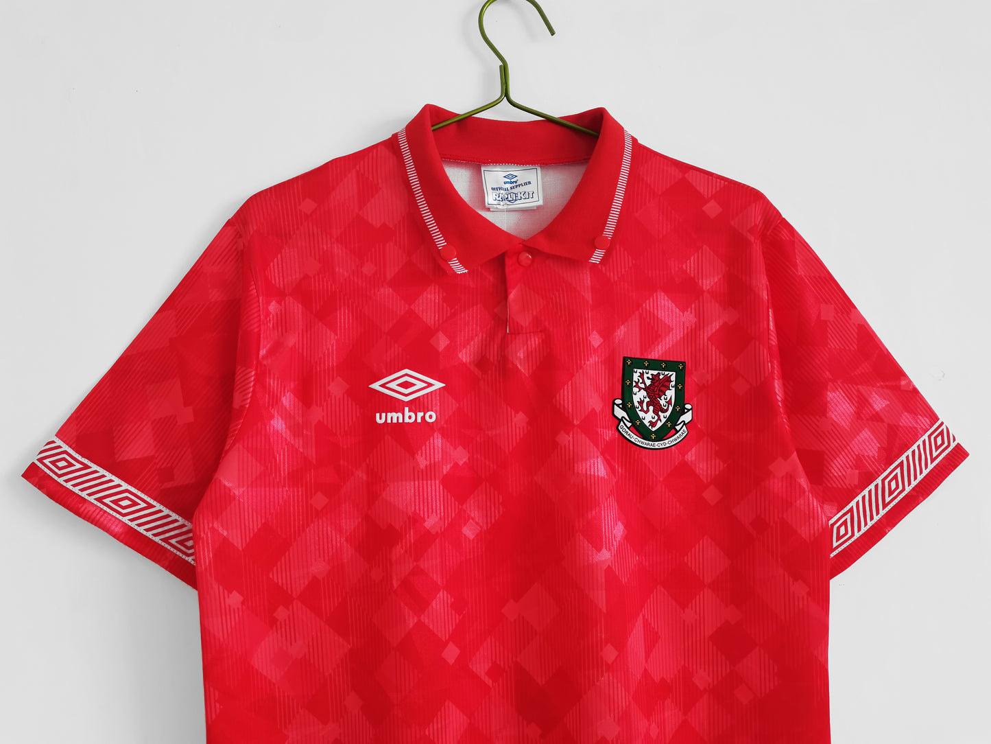 Camisola Nacional Retro Wales 1990/1992 - Principal
