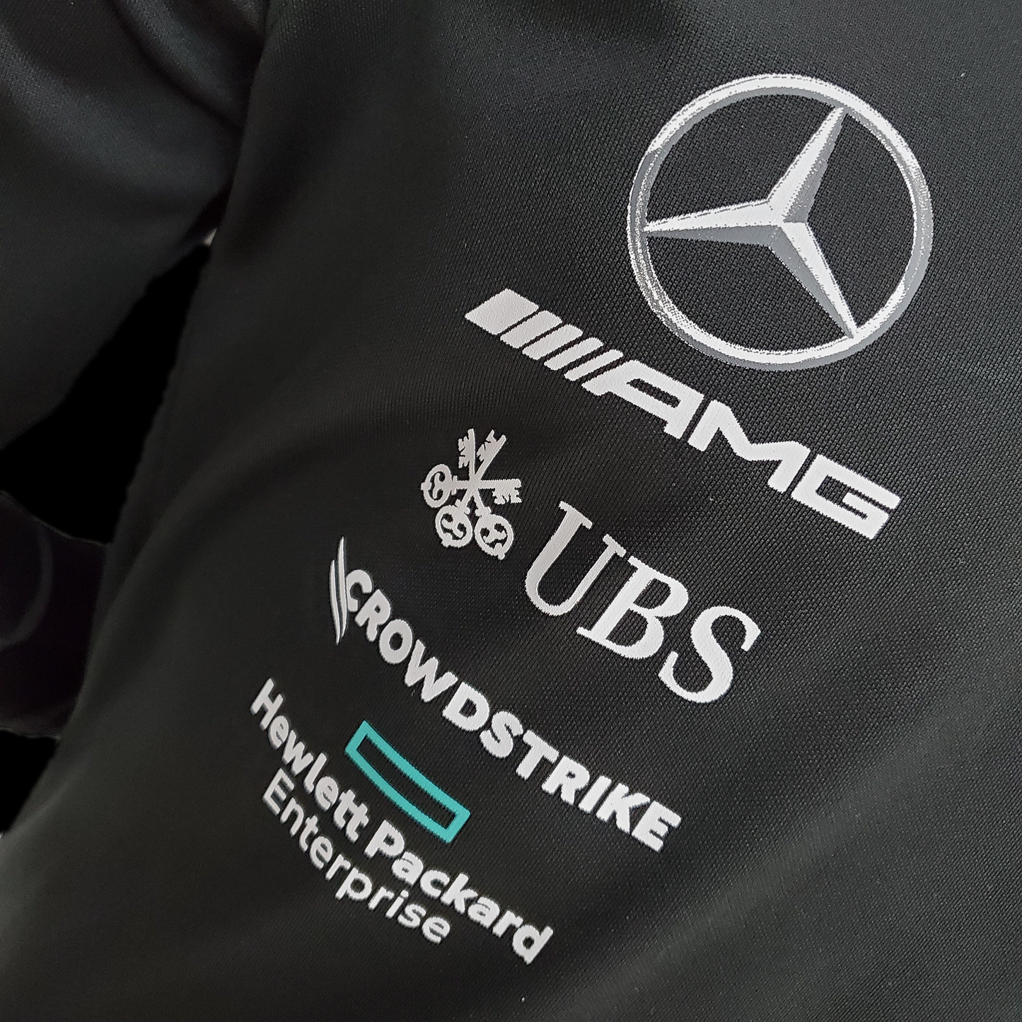 Camisola Comprida Retro Formula 1 Mercedes 2022 - Preto F1