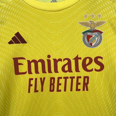 Conjunto Infantil SL Benfica 2025/2026 - Yellow Goalkeeper