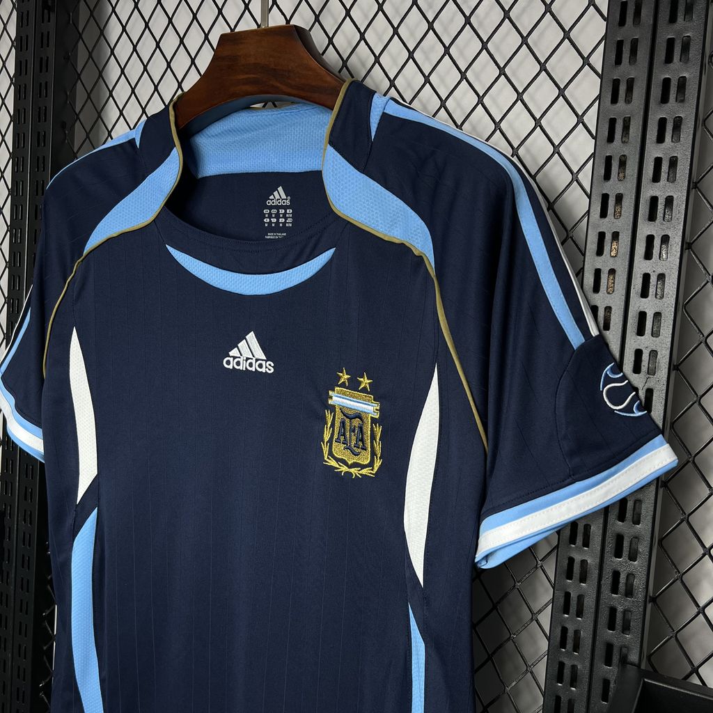 Camisola Nacional Retro Argentina 2006/2007 - Alternativo