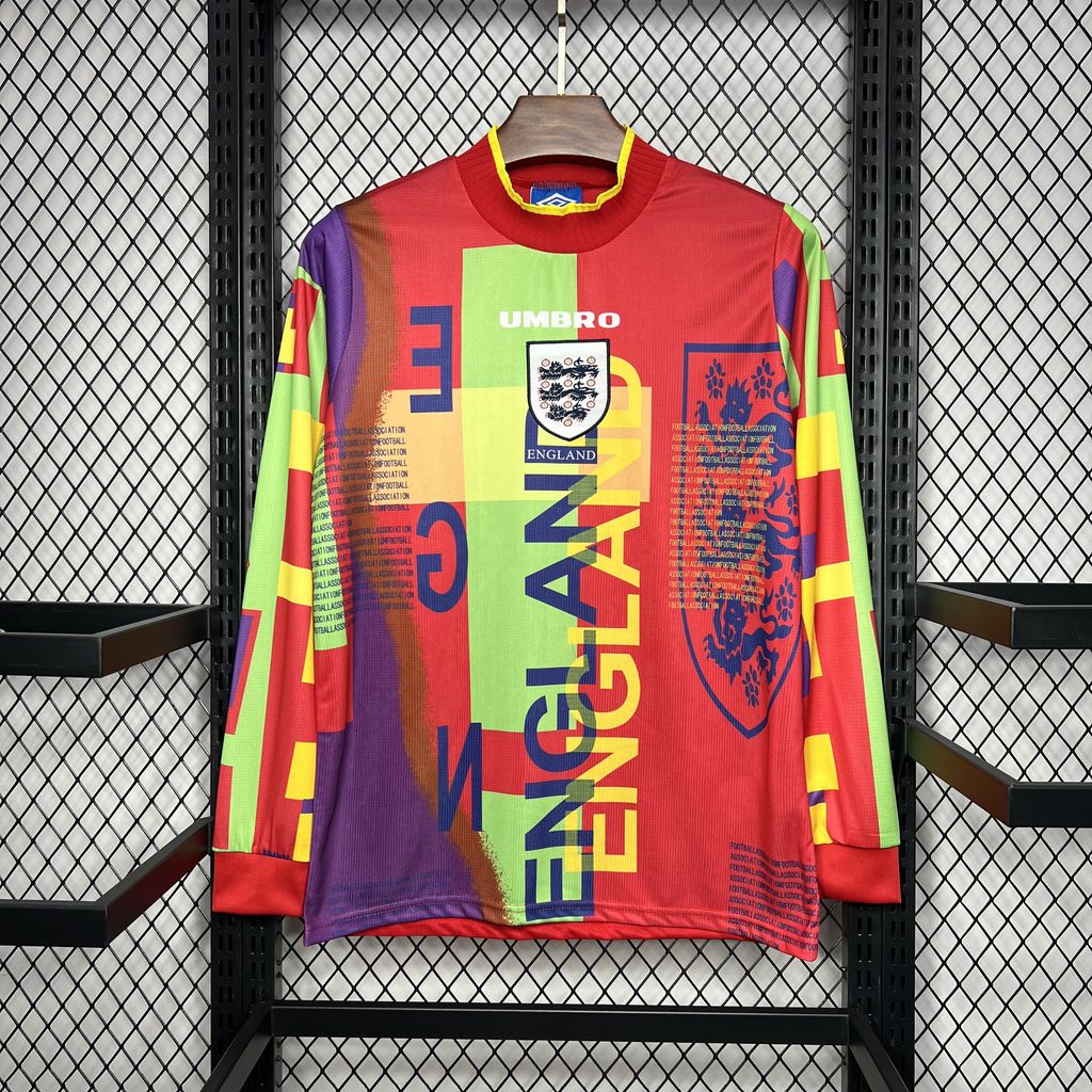 Camisola Comprida Nacional Retro England 1995/1996 - Special Edition Goalkeeper