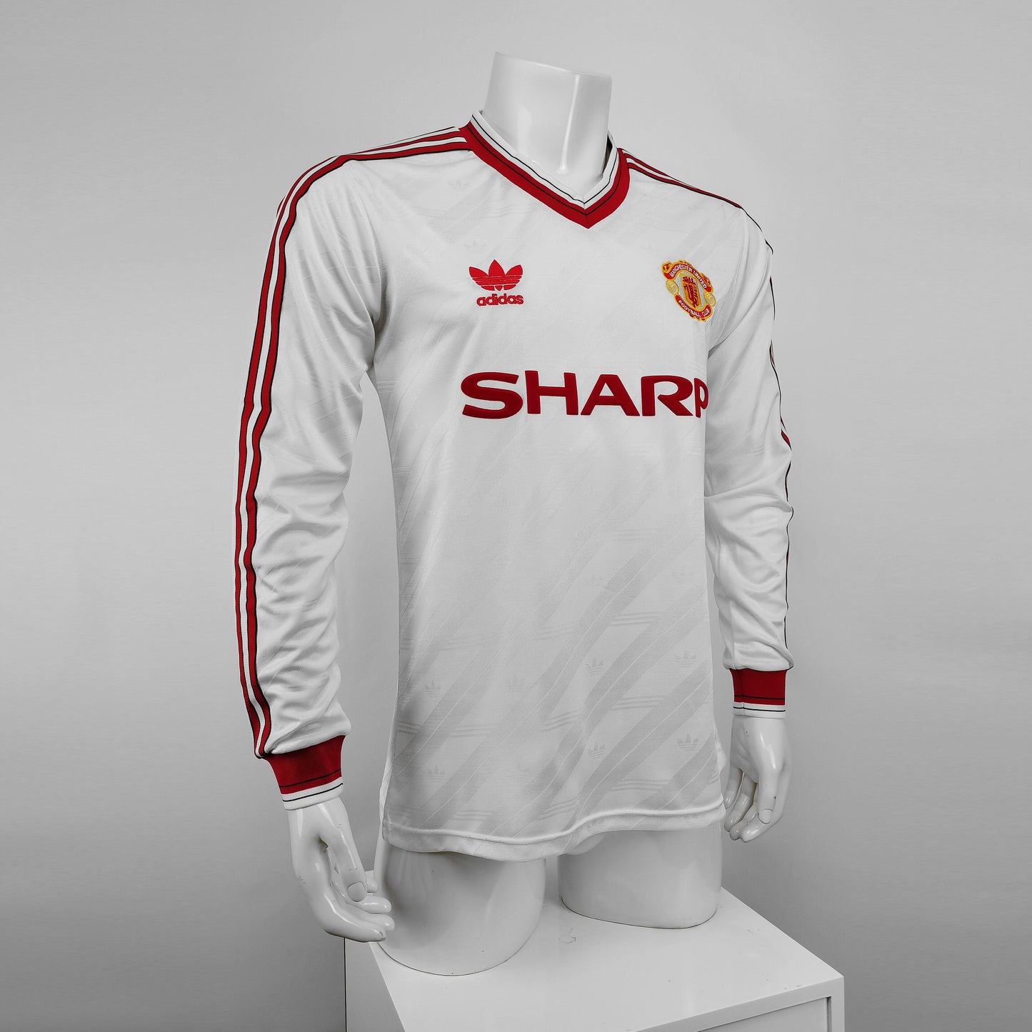 Camisola Comprida Retro Manchester United 1986/1987 - Alternativo