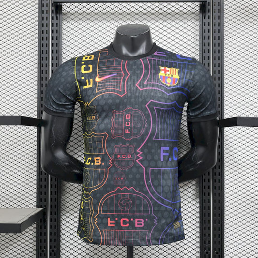 Camisola Barcelona 2025/2026 - Preto Edição Especial Multicolor