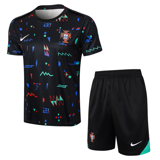 Camisola Nacional Portugal 2024/2025 - Pré-Jogo/Treino Preto Especial