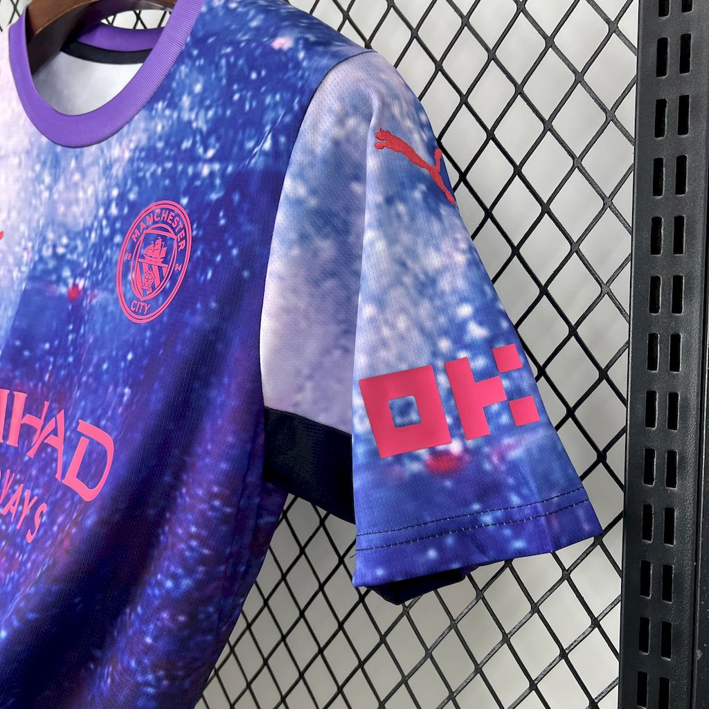 Camisola Manchester City FC 2025/2026 - Purple Galaxy Special Edition