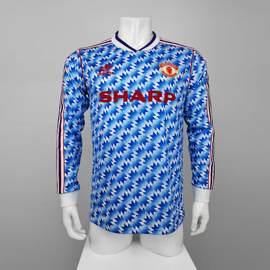 Camisola Comprida Retro Manchester United 1991/1992 - 3.º Equipamento