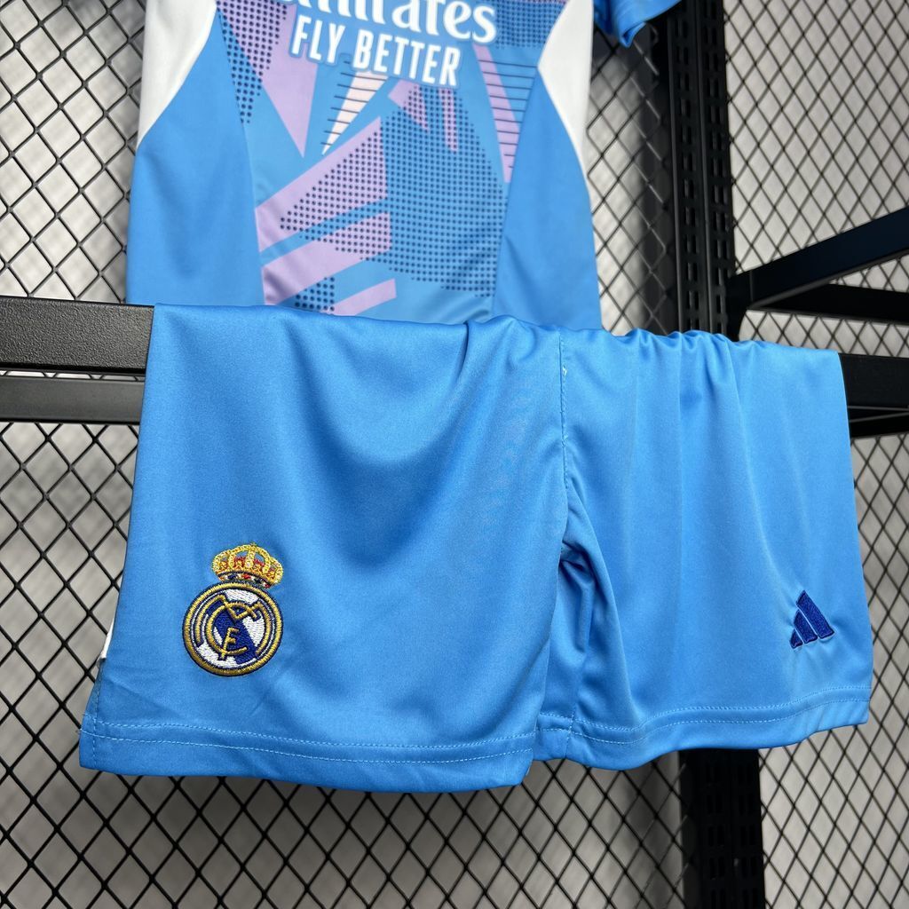 Conjunto Infantil Real Madrid 2024/2025 - Goalkeeper Blue