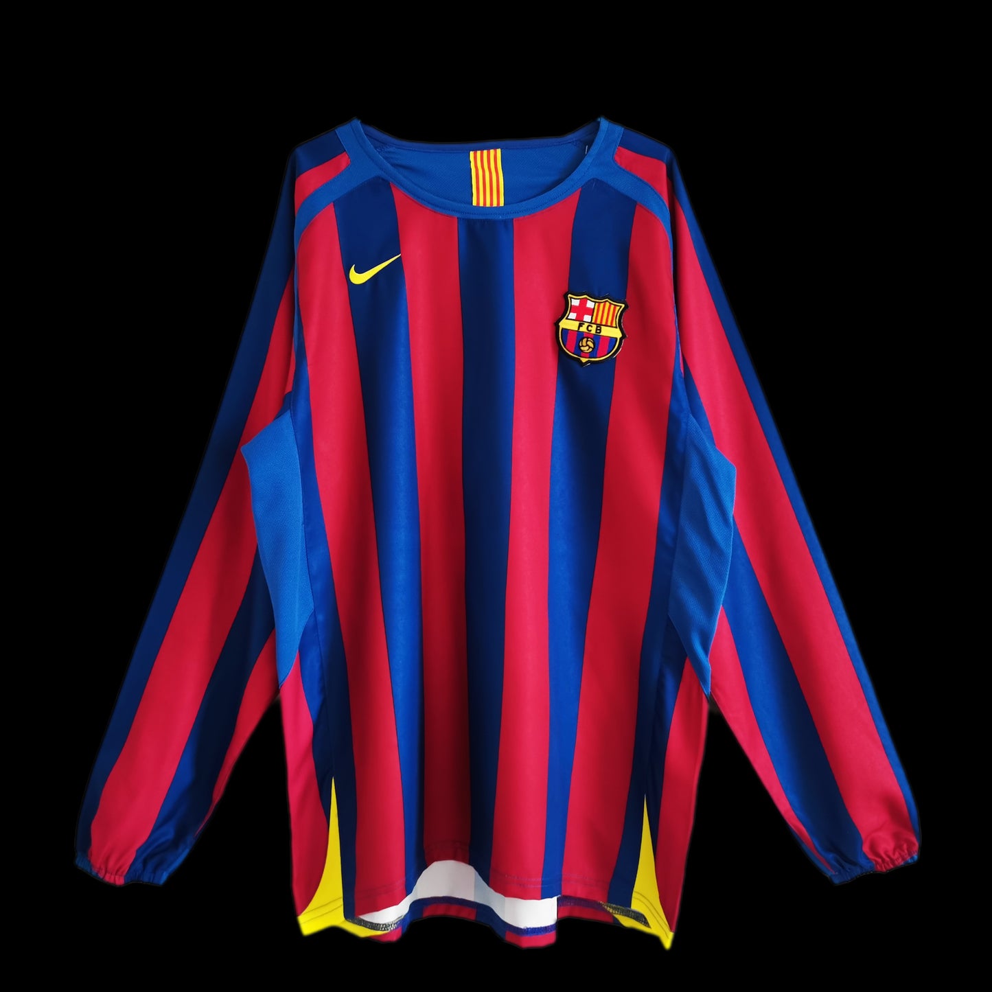 Camisola Comprida Retro Barcelona 2005/2006 - Principal