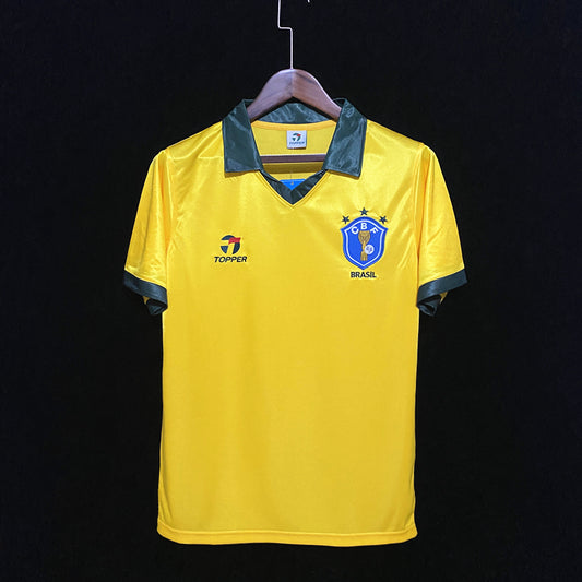 Camisola Nacional Retro Brazil 1985/1986 - Principal