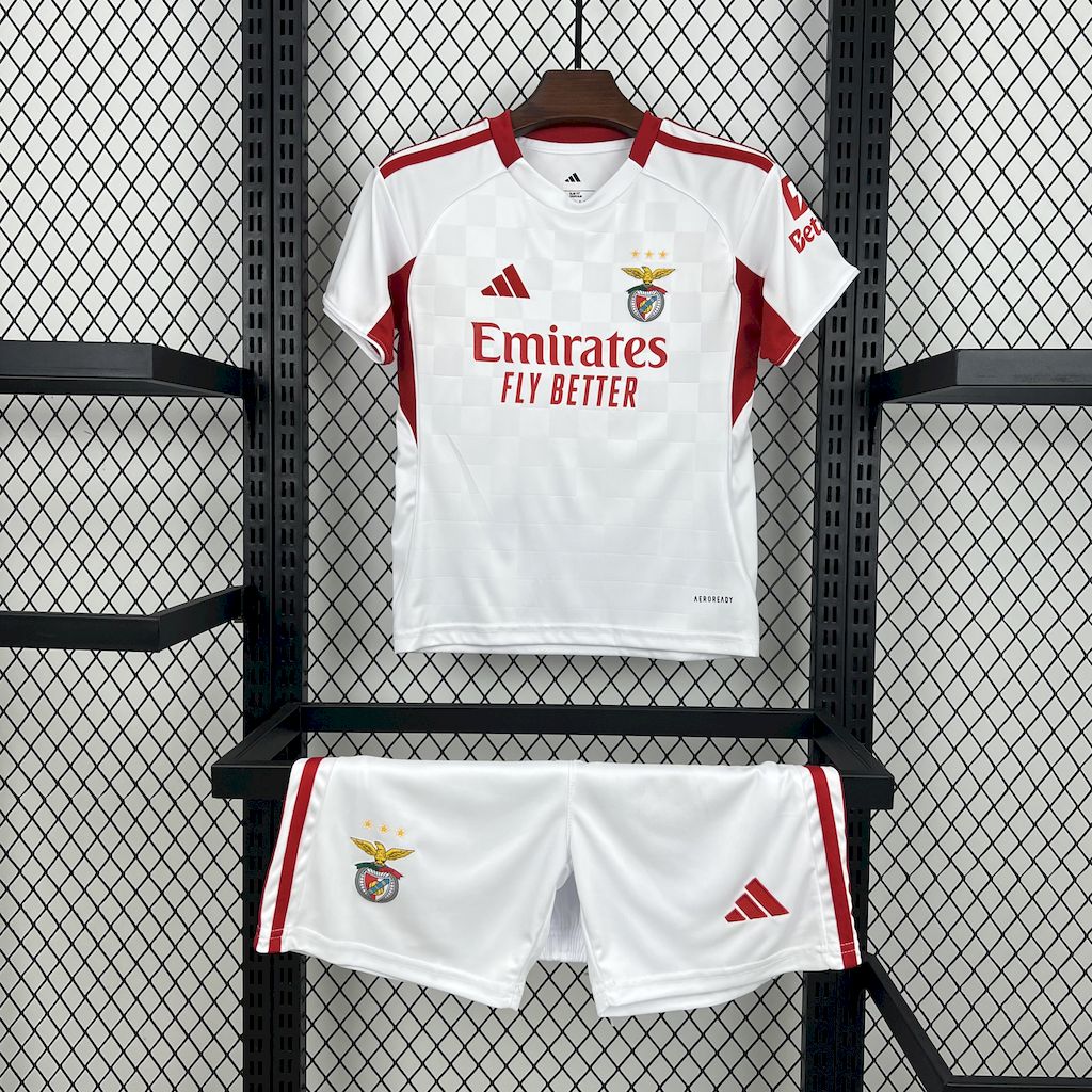 Conjunto Infantil SL Benfica 2025/2026 - 3.º Equipamento