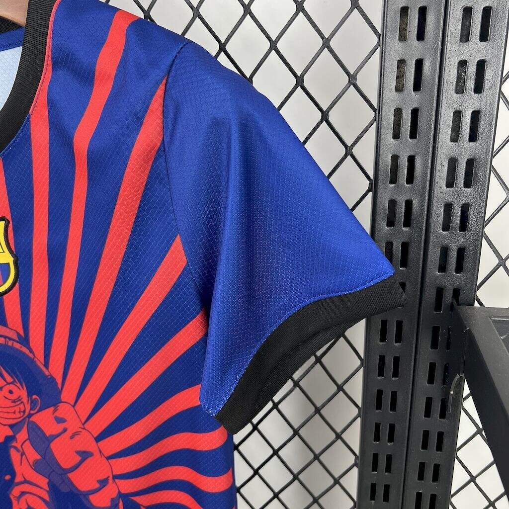 Conjunto Infantil Barcelona 2025/2026 - One Piece Special Edition