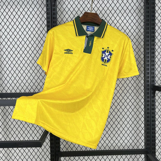 Camisola Nacional Retro Brazil 1991/1992 - Principal