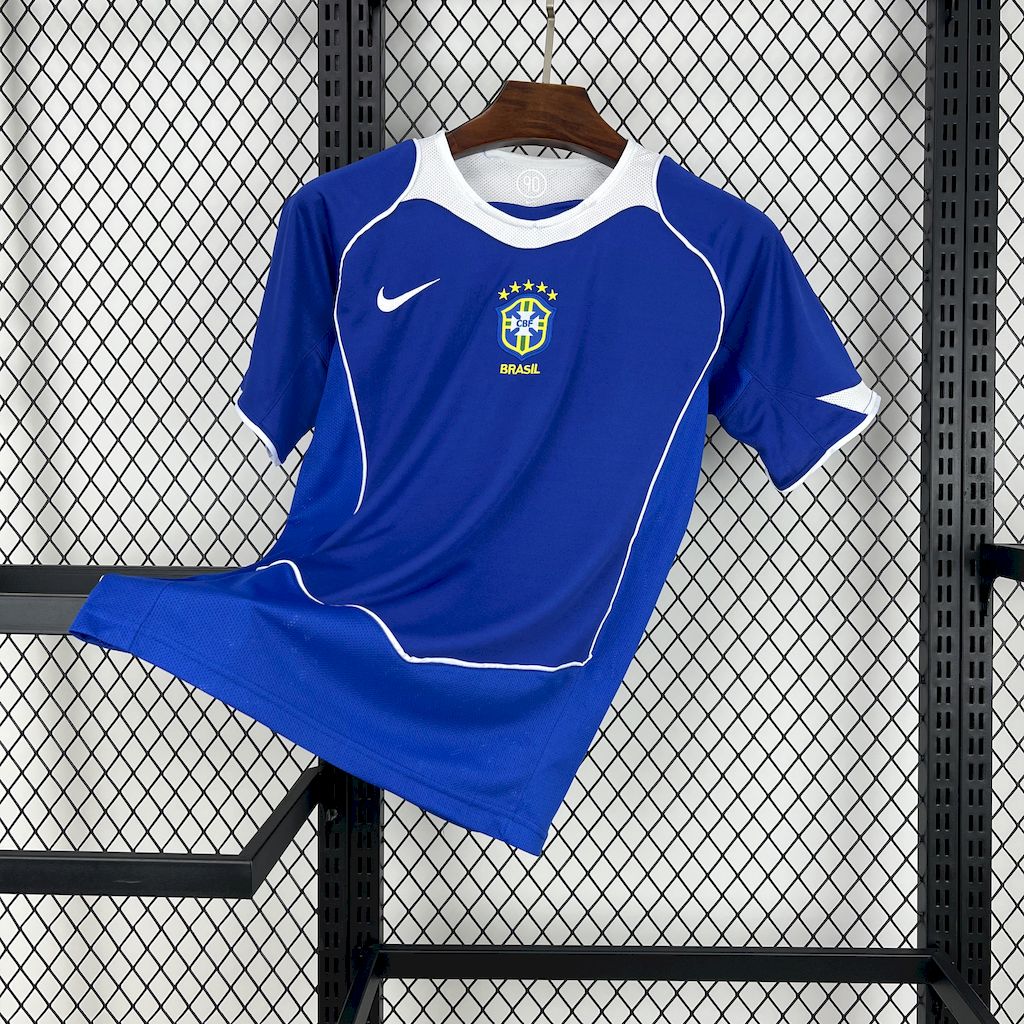 Camisola Nacional Retro Brazil 2004/2005 - Alternativo