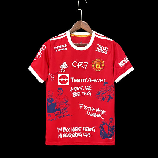 Camisola Cristiano Ronaldo 7 Retro Manchester United 2021/2022 - Principal Special Edition